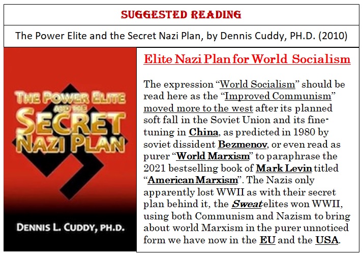 Cuddy: Nazi Plan for World Socialism
