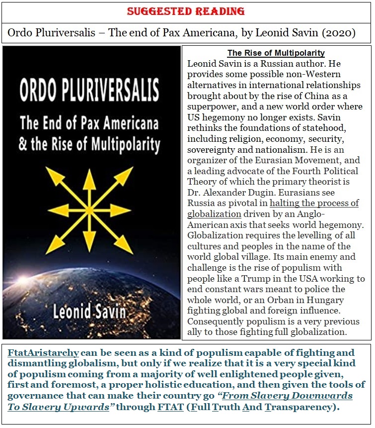 Savin book Ordo Pluriversalis