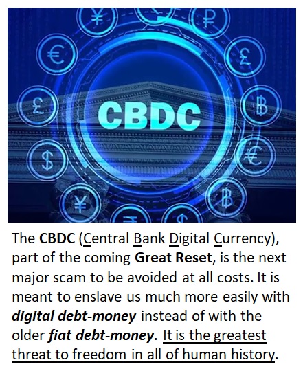 CBDC Biggest Threat to Freedom