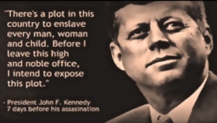 Kennedy denouncing enslavement plan